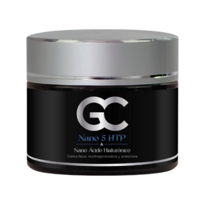 Nano Crema Facial de 5 Htp, Nano Ácido Hialurónico y Vitamina C